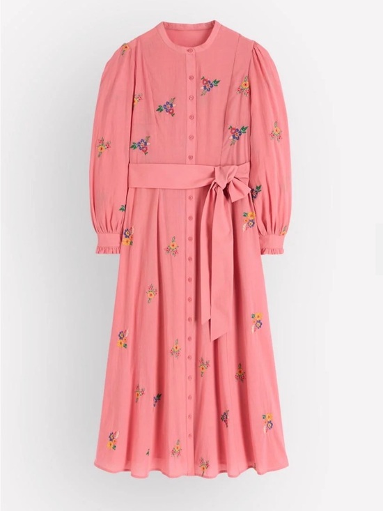 Boden Dresses & Skirts - Boden Embroidered Shirt Dress